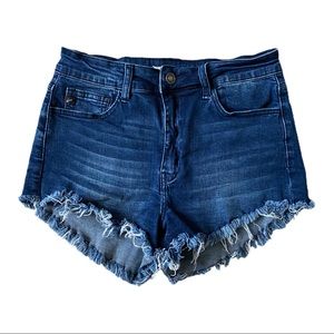 Kancan High Rise Denim Shorts